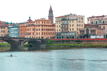lake of florence in spring