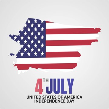USA Independence Day Vector Illustration 