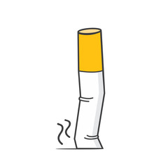 Stop Smoking Cigarette butt icon
