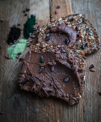hazelnut spread toast 