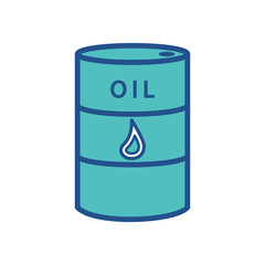 oil drum,oil barrel icon design, flat style trendy collection
