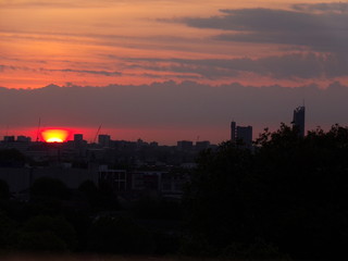 London City Early Morning Sunrise