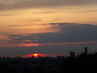 London City Early Morning Sunrise