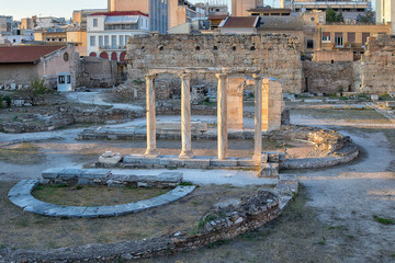The Roman Forum - Agora, in Monastiraki, Athens, Greece