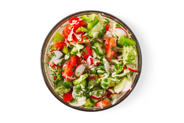 Salad of fresh vegetables