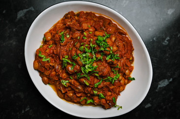 chili con carne vegan beans 