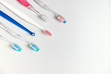 dental tools on a light background