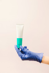 dental tools on a light background