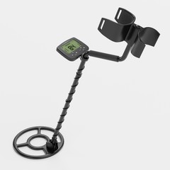 Realistic 3D Render of Metal Detector © bescec