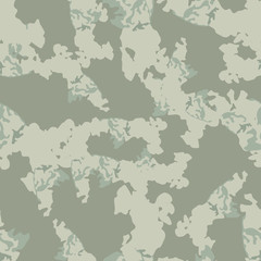 Urban camouflage of various shades of green and grey colors