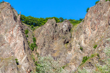 Scenic view of the Rotenfels nearby Bad Muenster am Stein Ebernburg