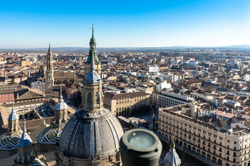 Basilica de Nuestra Se&ntilde;ora del Pilar Cathedral in Zaragoza, Spain.