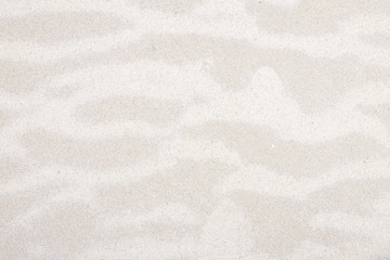 Delicate texture of pure white sand