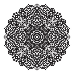 Creative Flower with Mandala Style