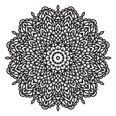 Creative Flower with Mandala Style