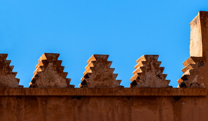 Traditional wall decoration in Morocco
