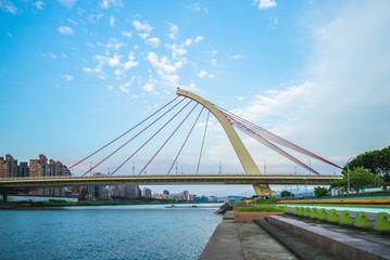 scenery of dajia riverside park in Taipei, taiwan