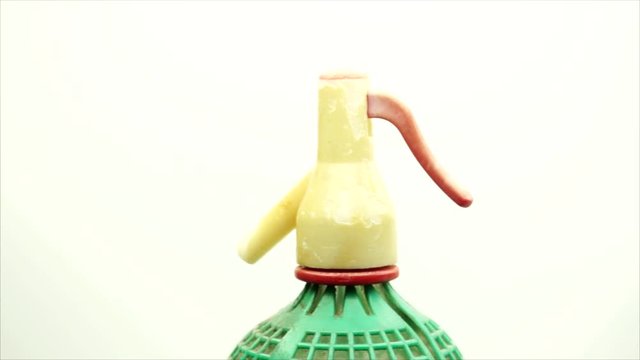 Botella de sif&oacute;n de soda vintage para vermut