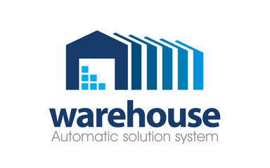 Creative Storage warehouses Logo design