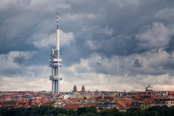 Zizkov tower in Prague