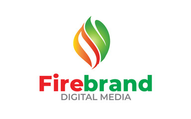 Fototapeta premium Creative of fire flame brand logo design