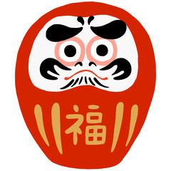Naklejka premium 縁起物 達磨