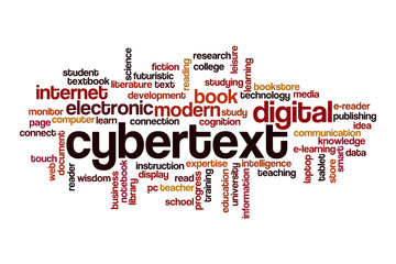 Cybertext cloud concept
