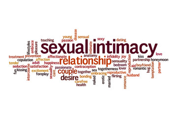 Obraz premium Sexual intimacy cloud concept