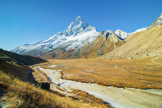 Mount Shibling and the Tapovan Valley