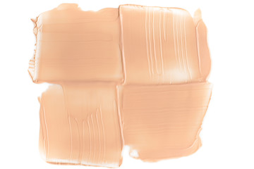 The liquid texture of foundation makeup cream. Macro.