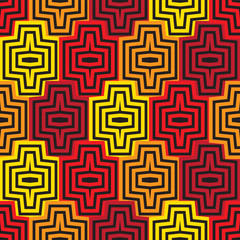 Seamless Modern Geometric Design Pattern