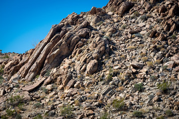 rock formation in the california desert