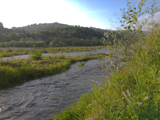 Landscape with a river.