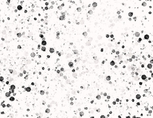 Hand drawn blotch background on white
