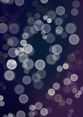 white lights background on dark blue