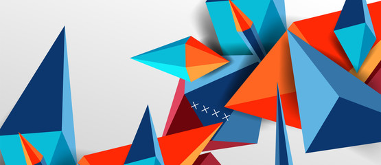 Trendy simple triangle abstract background, dynamic motion concept. Vector Illustration For Wallpaper, Banner, Background, Card, Book Illustration, landing page