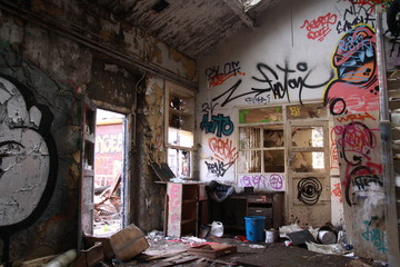 abandoned room