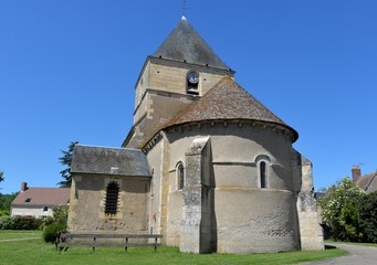 Fototapeta na wymiar église de Gimouille