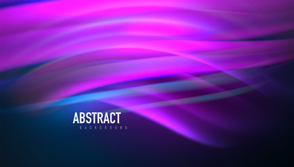 Creative fluid wave lines abstract background. Trendy abstract layout template for business or technology presentation, internet poster or web brochure cover, wallpaper