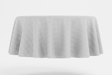 Realistic 3D Render of Tablecloth