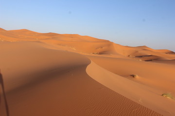 気軽にサハラ砂漠が体験できる　メルズーガ（モロッコ）