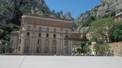 Obraz premium Montserrat, Gipfel in Spanien