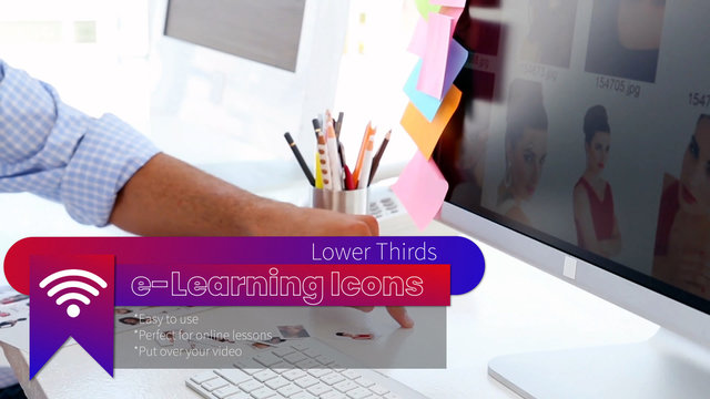 eLearning Icons Lower Thirds