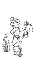 Justicia injusta dibujo animado