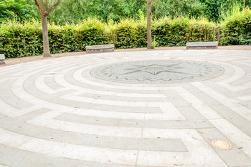 The maze at Crystal Palace Park, South East London