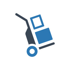 Hand truck icon