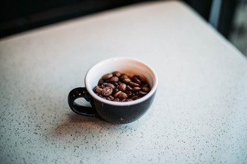 cup of coffee beans