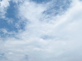 Sky background, Cloud formation during the rainy season, rainy season in the period is cool and humid.