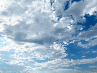 Sky background, Cloud formation during the rainy season, rainy season in the period is cool and humid.