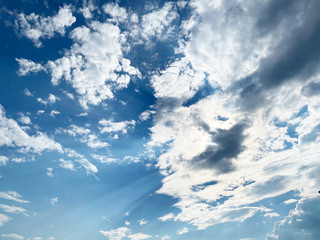 Sky background, Cloud formation during the rainy season, rainy season in the period is cool and humid.